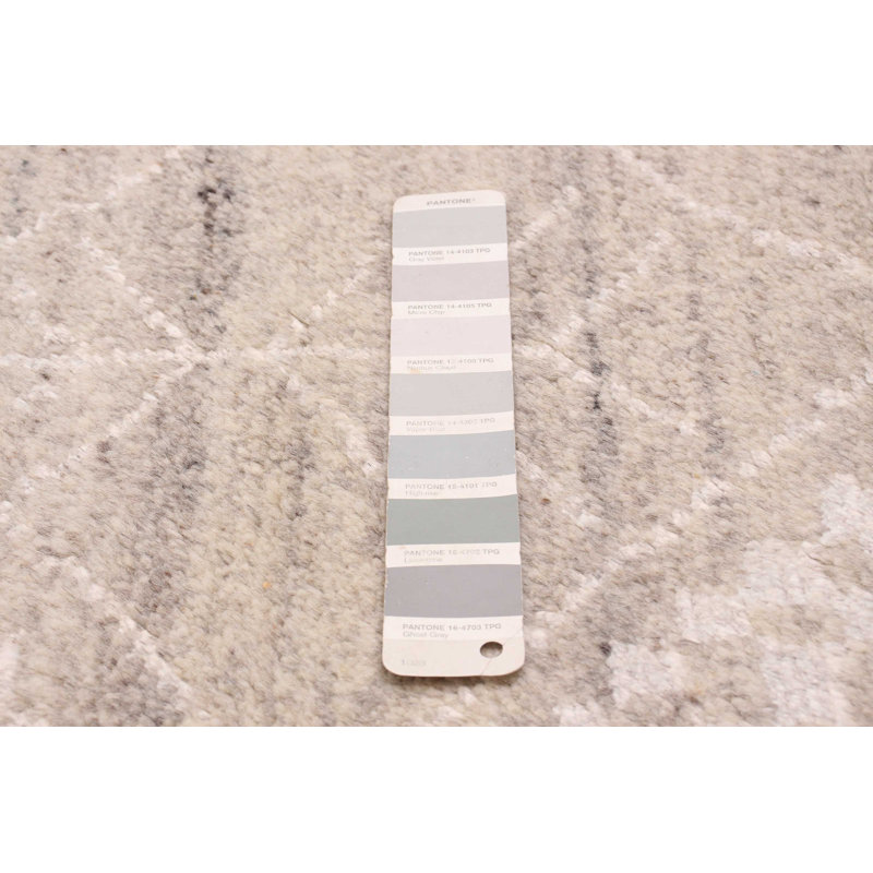Tapis unique gris clair 5 pi x 8 pi Periheli