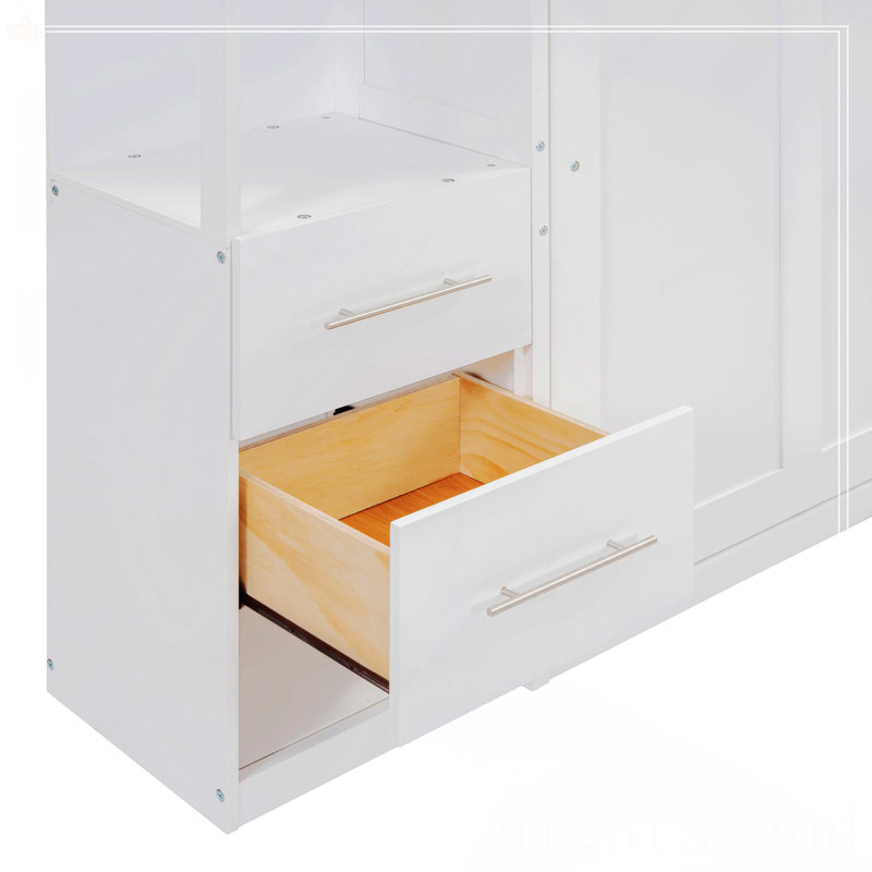 Full Size Murphy Bed With Shelves