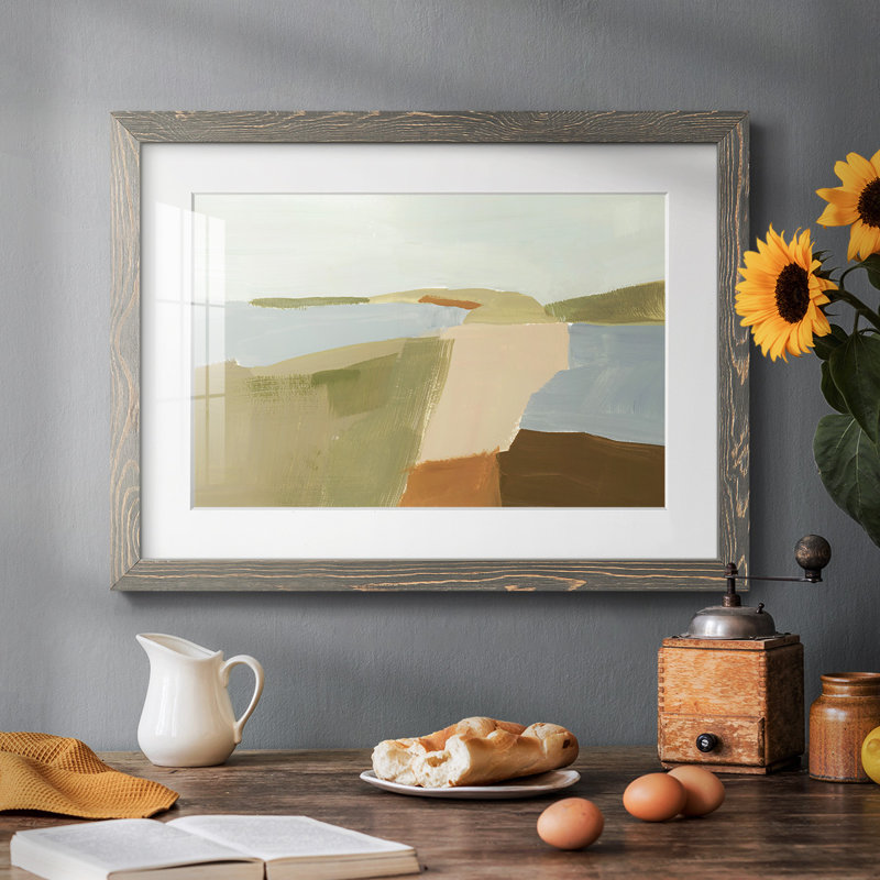 Paysage empilé II, Gris, H 22 po x l 32 po x P 1,5 po