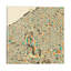 Abstract City Map Of Cleveland by Jazzberry Blue - No Frame Print on Canvas-53070483-42158627