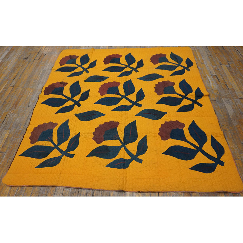 Antique Quilt America Flat Weave Rug