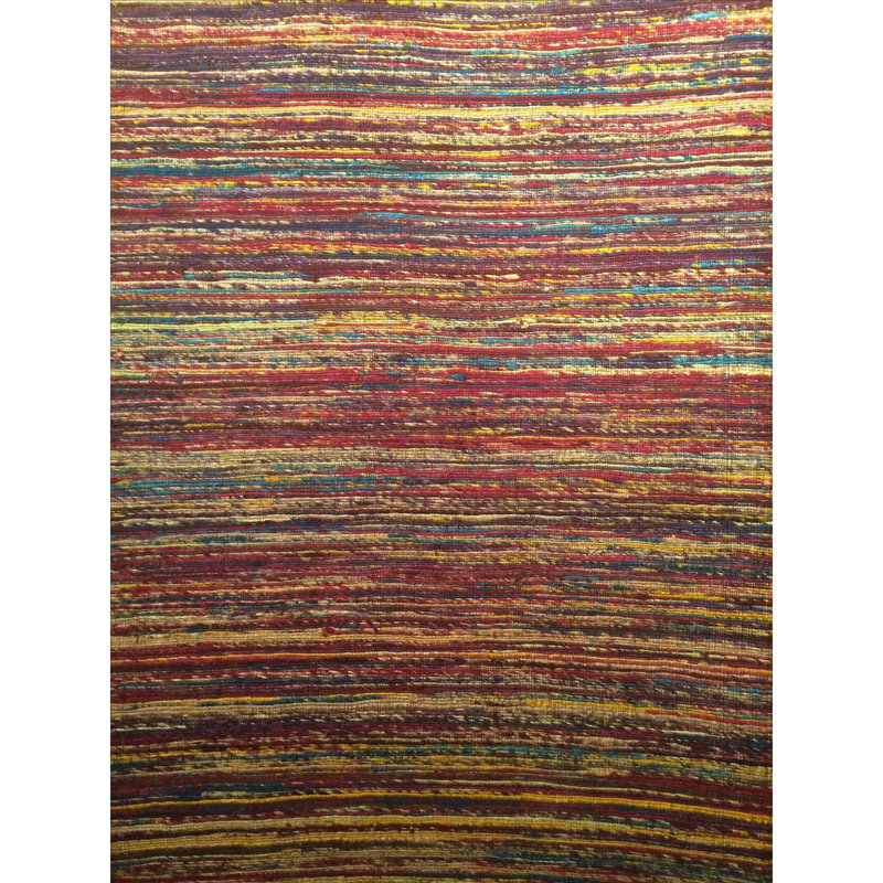 Tapis jaune en soie à poils longs touffeté à la main, Rectangle 8 pi x 10 pi