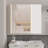 Floating Bathroom Vanity With Sink And Medicine Cabinet Mirror With LED Light-349821045-349821047