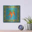  Art mural en métal 12 po x 12 po «Manyo Caliente 3» par Farida Zaman-1363784937