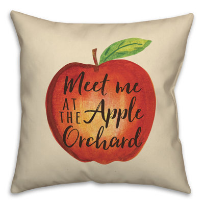 Housse de coussin Me at the Apple Orchard