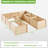 Wooden Raised Garden Bed for Outdoor, Deep Large Planter Box for Gardening, Vegetables, Flowers, Herbs-1406973143