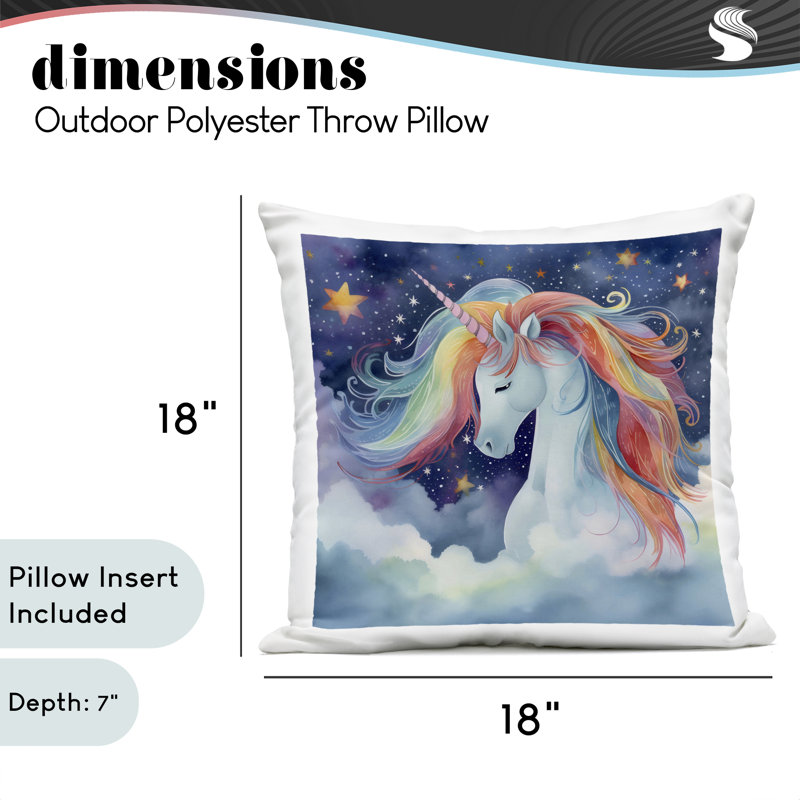 Coussin Rainbow Mane