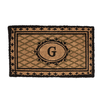 Stanton Prior Non-Slip Argyle Doormat