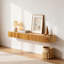 Floating Shelf Solid Wood  Fireplace Wall Shelf