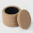 Bayville 16" Tall Sherpa Round Ottoman With Storage-2130579383