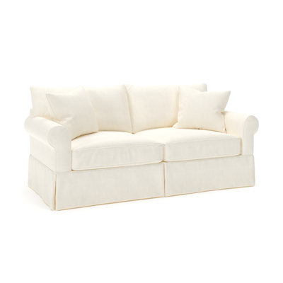 Amari 83" Slipcovered Sofa by Wayfair Custom Upholstery