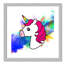 Art sur toile licorne arc-en-ciel-47848637-47848633