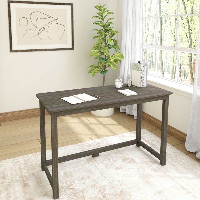 Essays Large Writing Desk, Clay, 29.75"H x 47.25"W x 19.75"D