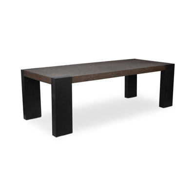 Table de salle à manger rectangulaire en bois massif Deaven