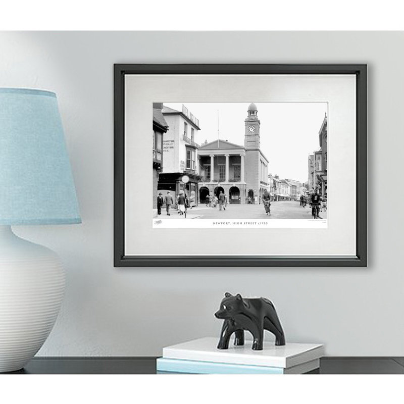 Newport, High Street C1950 - Single Picture Frame Print, 28cm H x 36cm W x 2.3cm D