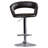 Evins Swivel Upholstered Adjustable Height Counter Stool with Metal Frame-15330569