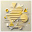 Yellow Geometric Shapes Quilted Bedspread All Sizes-126078515