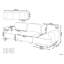 Modular Sofa 3 Seater Temarion Off-White Boucle