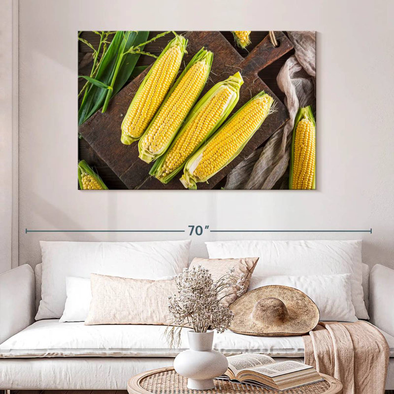 Harnek Corn Cobs, 32" H x 48" W