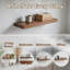 3 Piece Wood Floating Shelf