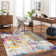 Aubuchon Grey/Saffron/Blue Rug