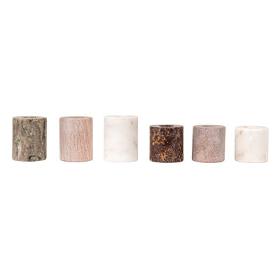 Bougeoirs décoratifs en marbre