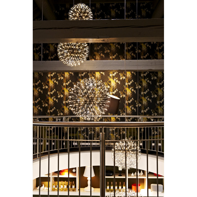 Raimond LED Chandelier,  16.9" H X 16.9" W X 16.9 D, 98.4"
