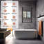 Wall Mount Electric Towel Warmer 10 Bars Heated Towel Rack-93782604