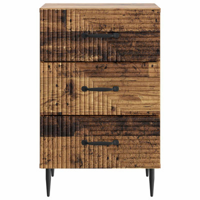 43cm W Manufactured Wood Bedside Table