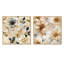Apolline - Ensemble de 2 collages carrés floraux-101850405-101850403
