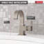 Robinet de salle de bain en bronze huilé Vero, robinet de lavabo monotrou pour meuble-lavabo, ensemble de drain en métal à poussoir, bronze vénitien 553LF-RB-18071494
