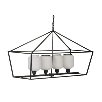 Davetta 4 - Light Lantern Geometric Chandelier