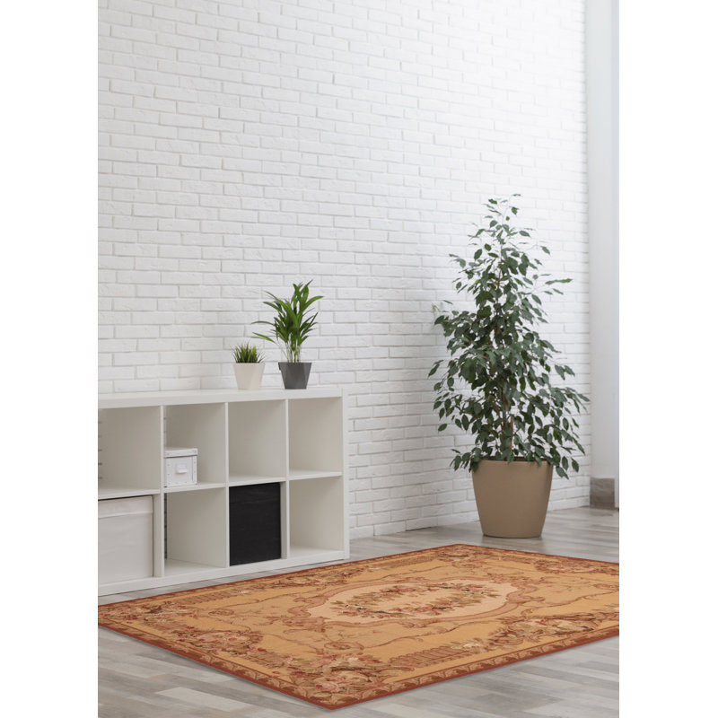 Tapisserie Dynasty beige Kilim 4 pi 0 po x 6 pi 0 po