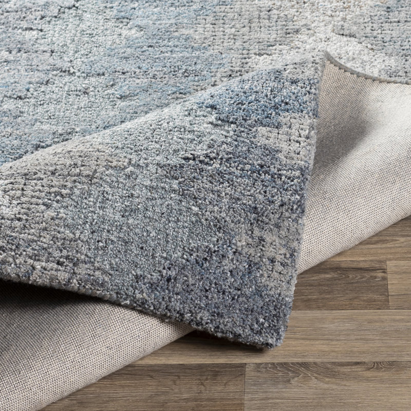 Rochdale Hand Tufted Wool Geometric Indoor Rug, Rectangle 8' x 10'