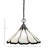 Arrietty Chain Hung Pendant With 16" Pearl & Black Flair Art Glass-32465366-32465362