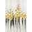 Abstract Gold Flowers Print On Canvas
