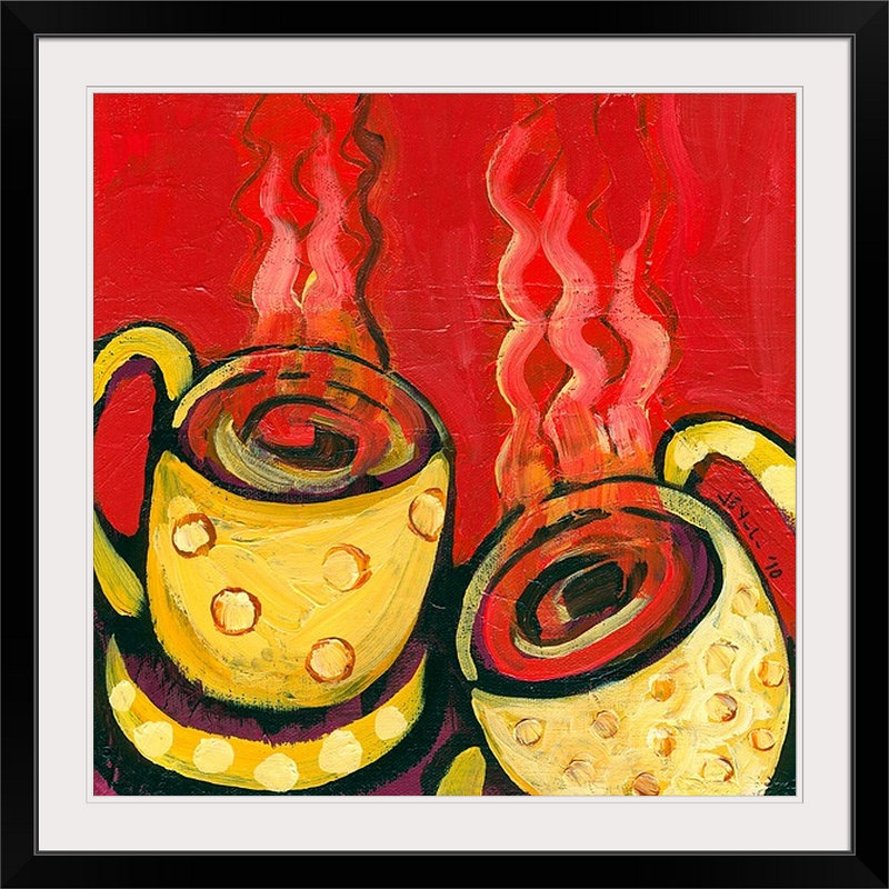 Nolani «A Steaming Romance» - reproduction, H 35 po x l 35 po x P 1,5 po, Toile