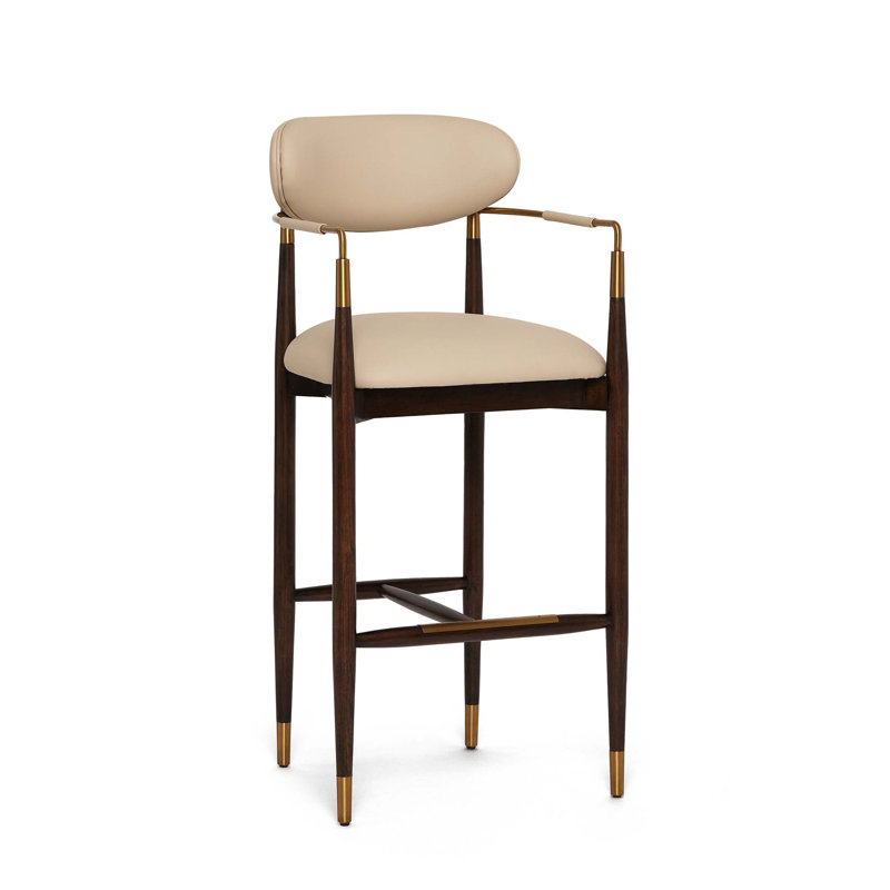 Tabouret de comptoir rembourré Cidra, Tabouret de bar (siège d'une hauteur de 30,5 po)