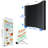 InstaHibit 10x8 Ft Pop Up Backdrop Booth Stand w/ 40"x79" Roll Up Banner Stand
