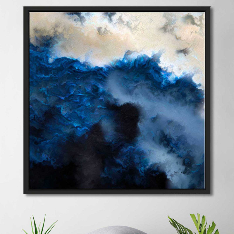 Luc 8: 25 «Where Is Your Faith» par Mark Lawrence - reproduction, H 31,5 po x l 31,5 po x P 2 po, Cadre flottant noir