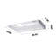 Hotte murale convertible 29,76 po en argent