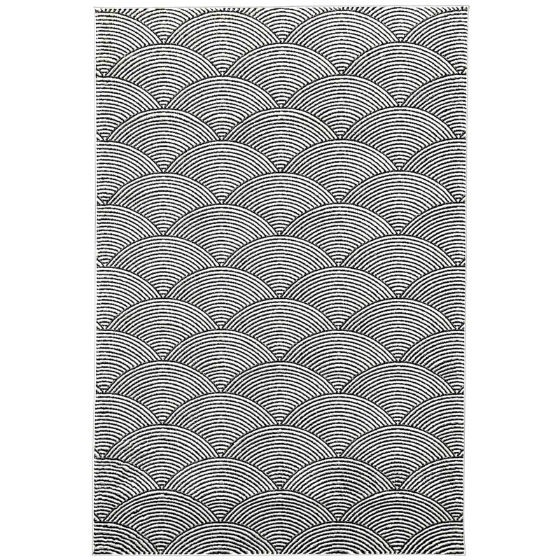 Abstract Flow Tabernash Rug Contemporary Modern Carpet For Living Room