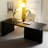 Black Rectangular Solid Wood desk-204531804