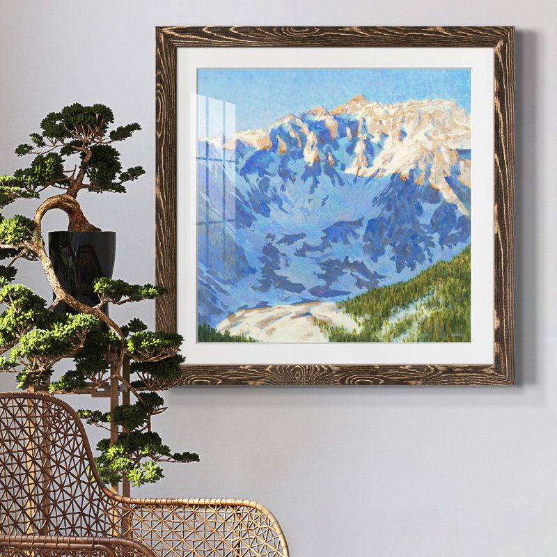" Shadow Play ", Walnut Framed, 31.5" H x 31.5" W x 1.5" D