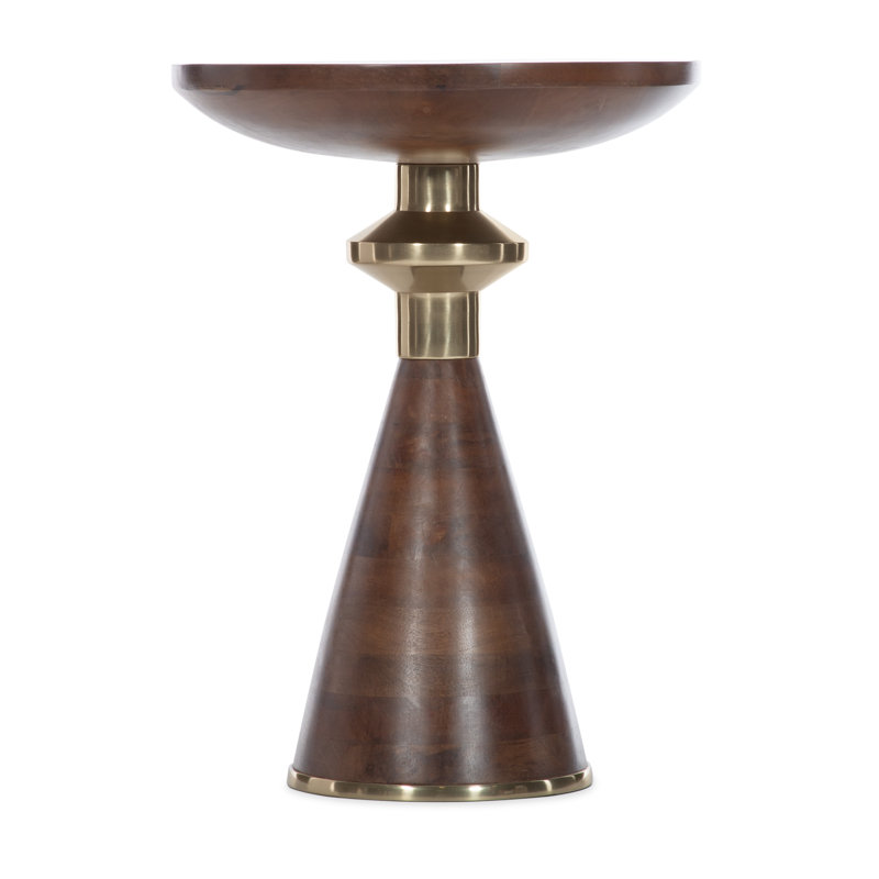 Melange Solid Wood End Table