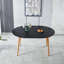Table extensible, table de salle à manger, pieds en bois, plateau en panneau de fibres à densité moyenne, 100/140 / 180X100x75cm