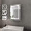 Sunny Side 50mm W 70mm H Surface Frameless Medicine Cabinet Mirror 2 Fixed