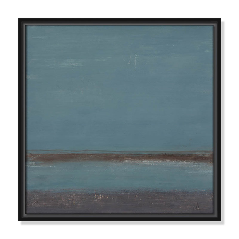 Estampe « A Distant Memory » de Casa Fine Arts, Cadre flottant noir, H 17,5 po x l 17,5 po x P 2 po