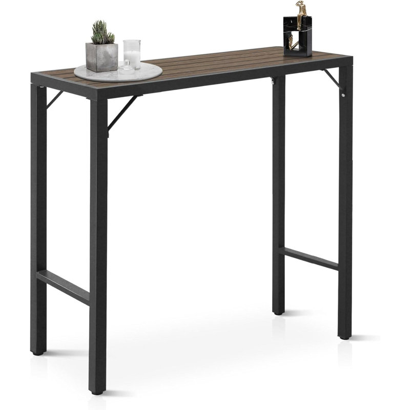 Table de bar pour l'extérieur, Brun