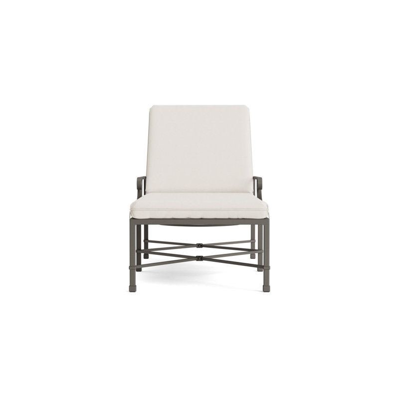 Venetian Outdoor Chaise Lounge, Mica, Fusion Natural